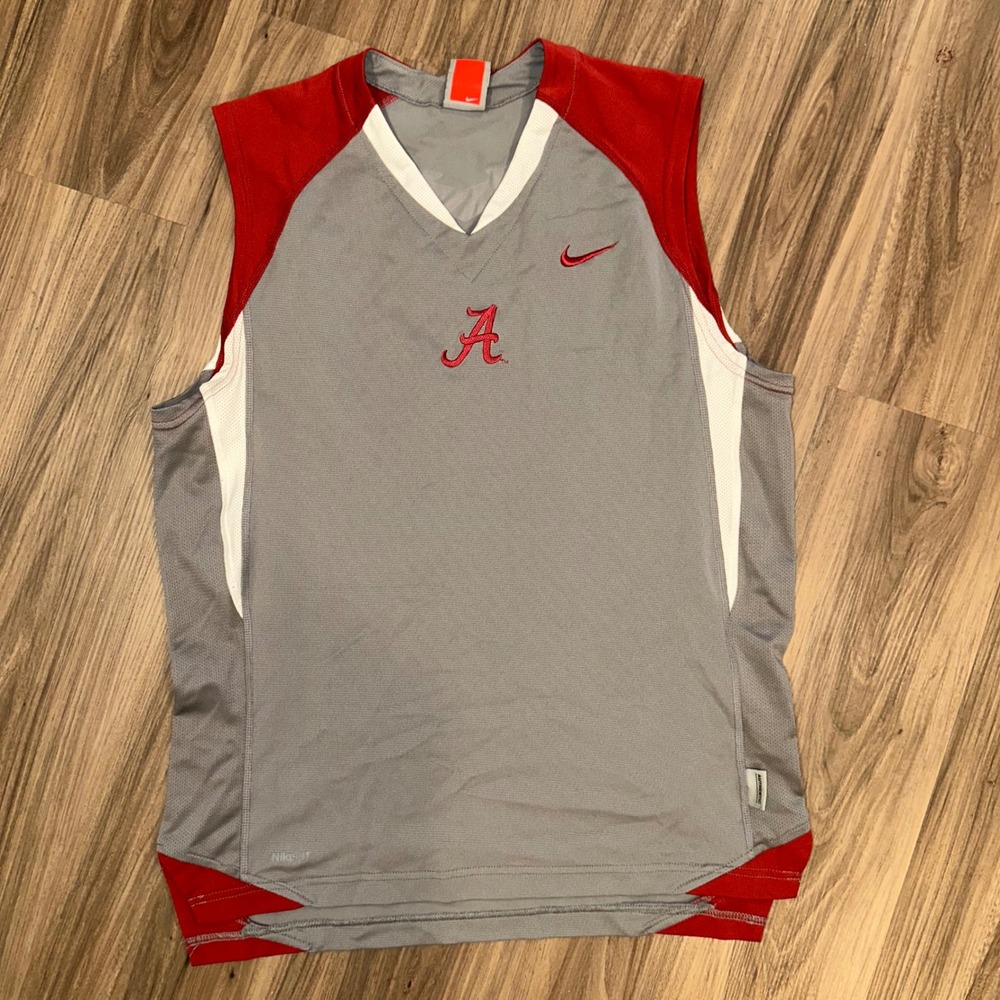 Nike Alabama‎ Crimson Tide Dri-FIT Sleeveless Athletic Shirt Tank Top Size M